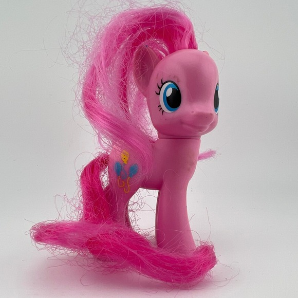 Hasbro Other - My Little Pony Pinkie Pie Figure G4 2011  Pink 5" Tall Brushable Hair Balloons